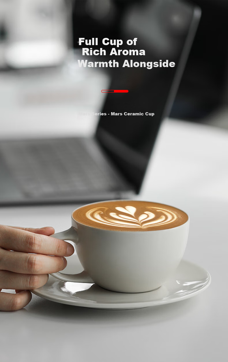 MHW-3BOMBER Bomber [Gift] Ceramic Coffee Mug, Latte Art Cup, Cup And Saucer Set, Instagram-Friendly, Retro High-End Feel, Niche 1