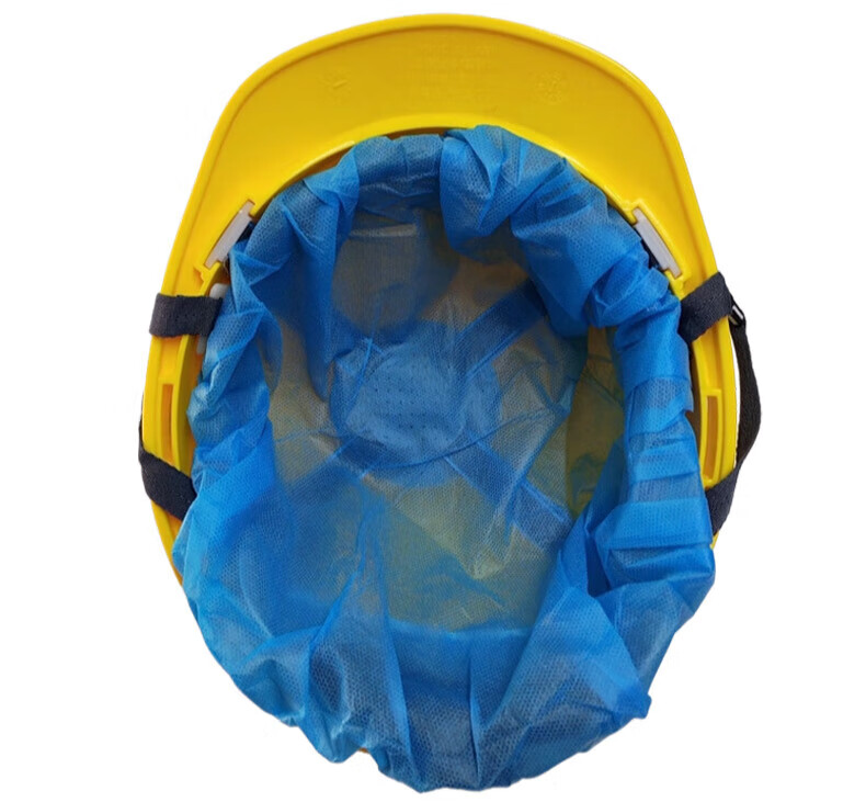 Huipute Safety Helmet Liner Disposable Summer Sweat-Absorbing Breathable Helmet Padding Construction Work Safety Helmet Liner White Non-Woven 100pcs [Sweat-Absorbing Breathable] 3