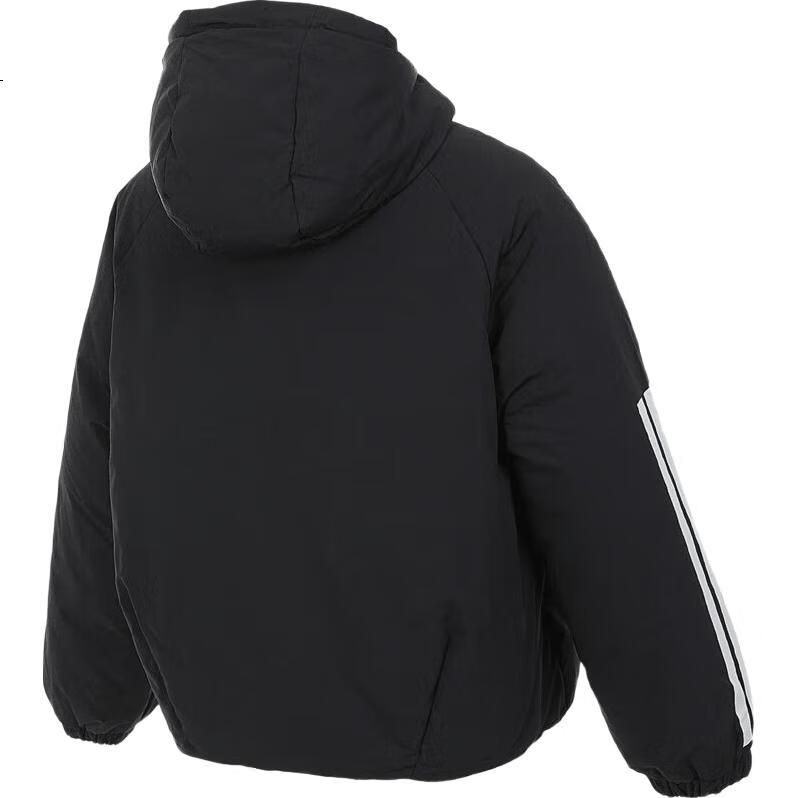 Adidas Women's Winter Regular Duck Down 600 Fill Power Black Hooded down Jacket JG3866 A/M