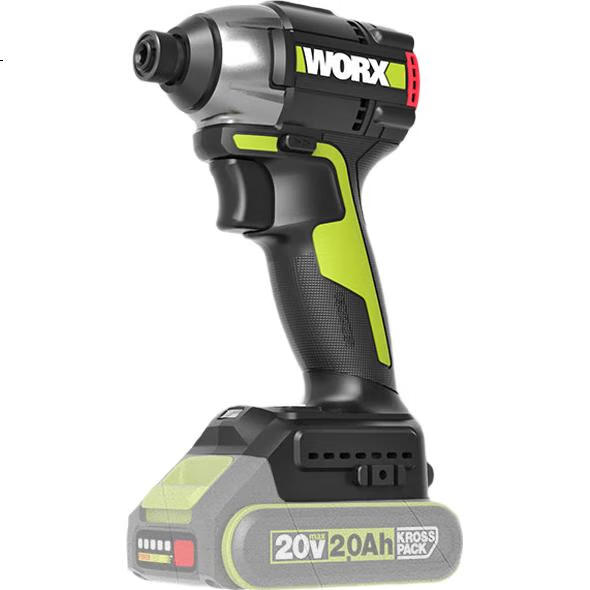 Бесщеточная мини-электрическая отвертка WORX 20V WU292DS.9 (без аккумулятора), литиевая аккумуляторная дрель, электрическая отвертка
