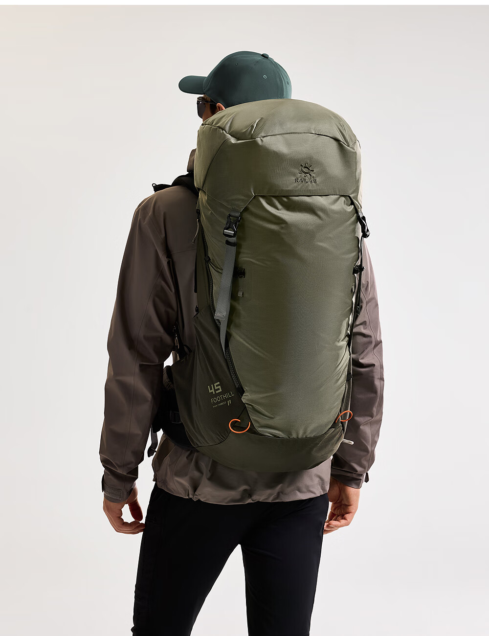 KAILAS Foothill 45 Lightweight Hiking Backpack KA2463004 Titanium Black XS 4