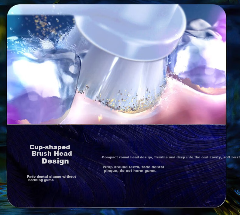 Dong Nai Lun Compatible with Braun Oral-B Electric Toothbrush Heads D12D16D100P2000P4000, 3709 Soft Gum Care 6