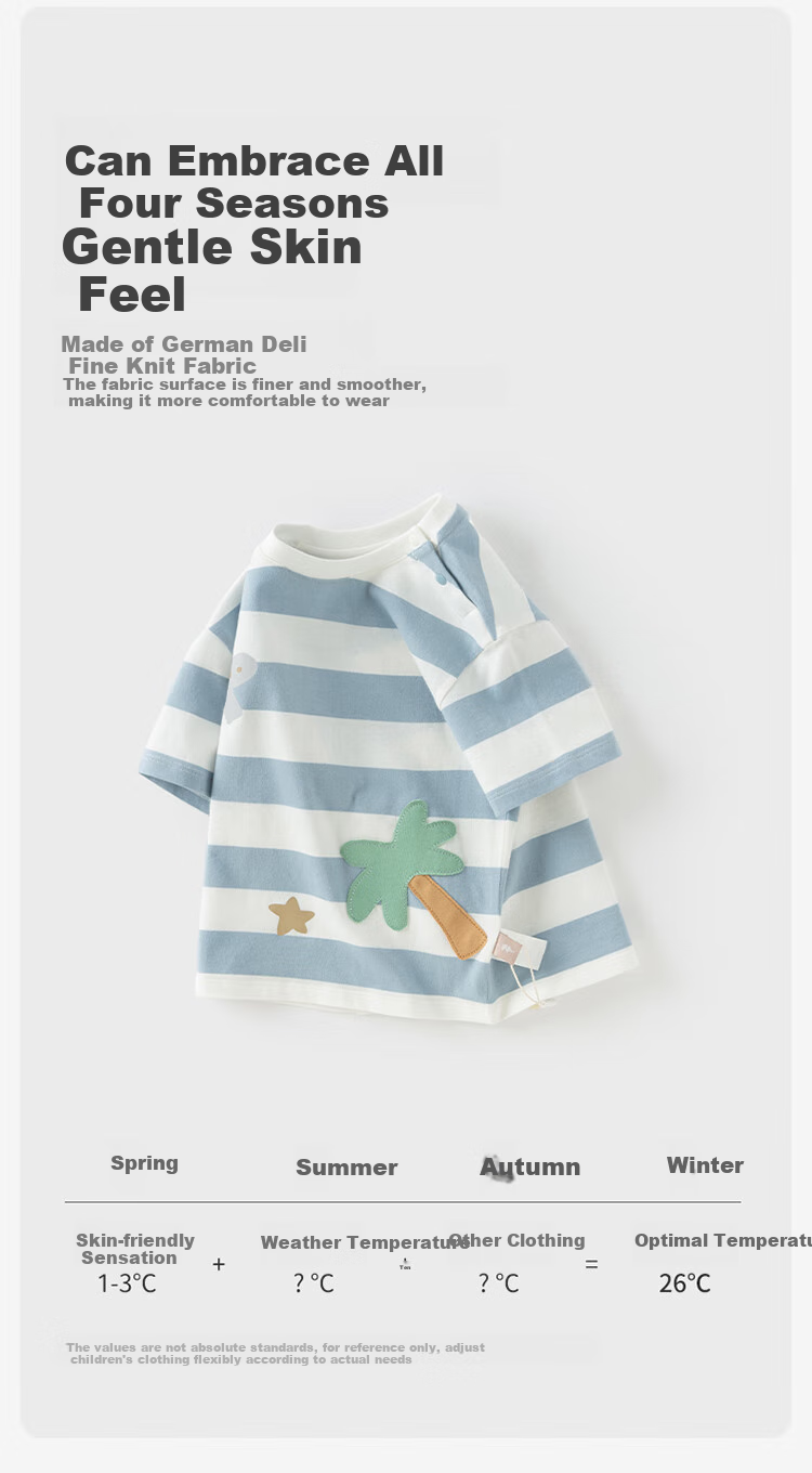 DAVE & BELLA Girls' Short-Sleeve T-Shirt, Boys' Cotton Undershirt, Summer Wear, Stylish Children's Top 1