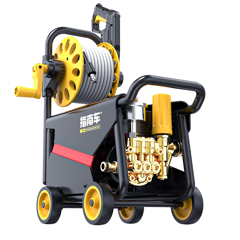 Zhinanche Car Wash Machine High-Pressure Water Gun, Household 220V High-Power Portable Cleaning Device, Jiaolong F20 Package D