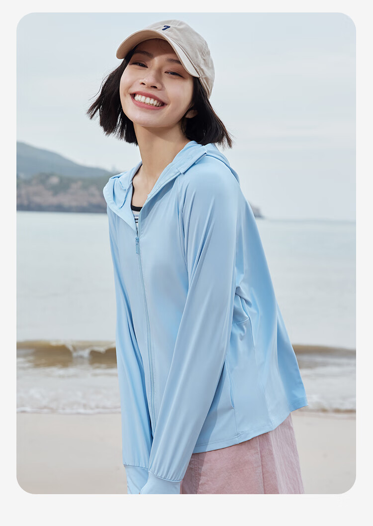 Yishangmei Women's Ice Silk Sun Protection Jacket UV Protection 2026 Summer New Fashion High SPF Plus Size Breathable Coat 16