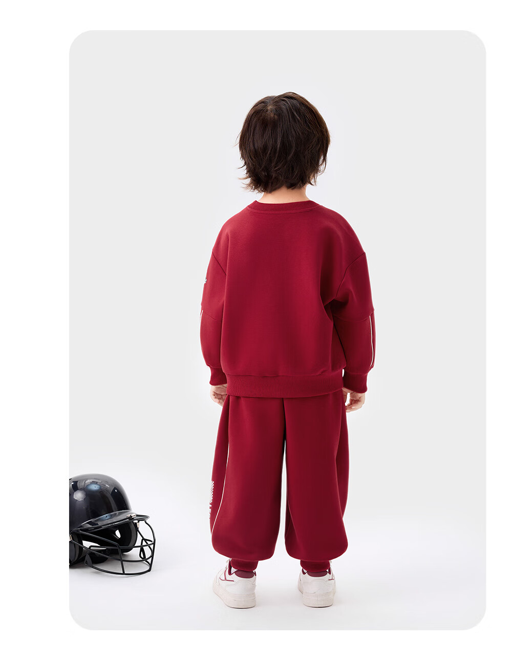 PAW PATROL Kids Fleece Hoodie Set Trendy Hip-Hop Motorcycle Jacket Boys Sportswear Red 140 6