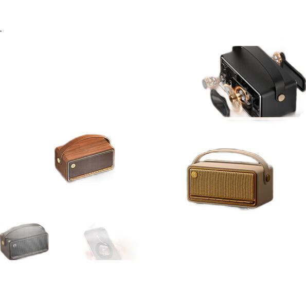 Портативная Bluetooth-колонка EDIFIER M285, ретро-дизайн, Bluetooth 5.4, золотой стандарт, белый перламутр