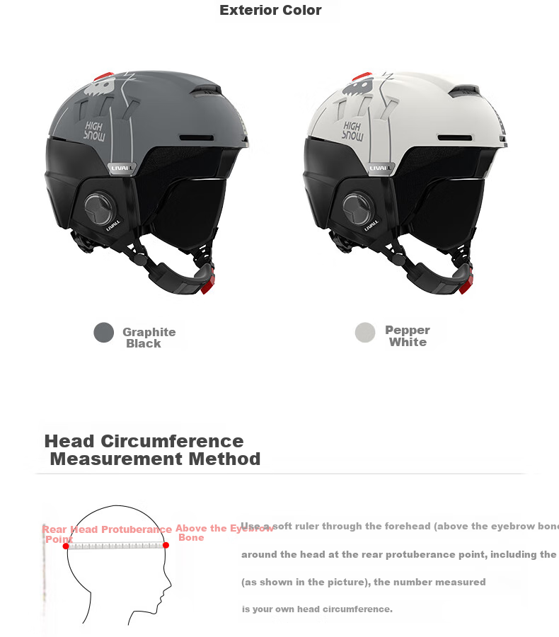 LIVALL Smart Ski Helmet, Single And Double Board Protective Gear, Warm And Cold-Resistant, Skiing Sports Equipment for Men And Women, Asian Version RS1 White 21