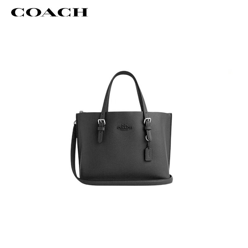 COACH [Brand Direct Supply], Women's MOLLIE Medium Handbag, Crossbody Tote Bag, Black CV966, New Year Gift