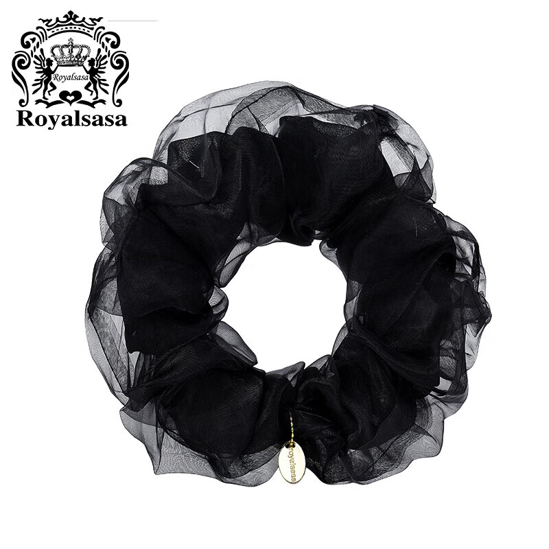 Royal Sasa Goddess Festival Gift Hair Accessory Premium Large Scrunchie Elegant Mesh Ponytail Hair Tie Hairband