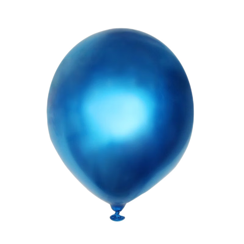 Guangduola Blue Metal Balloons Birthday Decoration, Internet-Famous Confession Balloons, Children's First Birthday Party Decorations, 50 Pieces