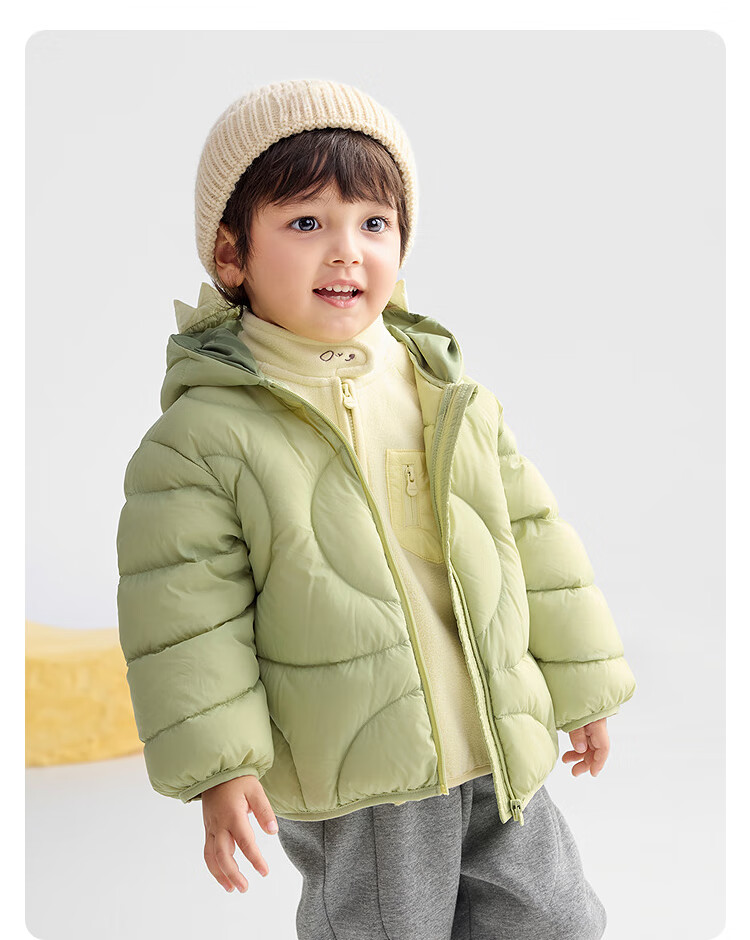 BALABALA Kids Down Jacket Unisex Hooded Coat Three-Proof 2025 New Winter Collection [Mall Edition] 201425107201 4
