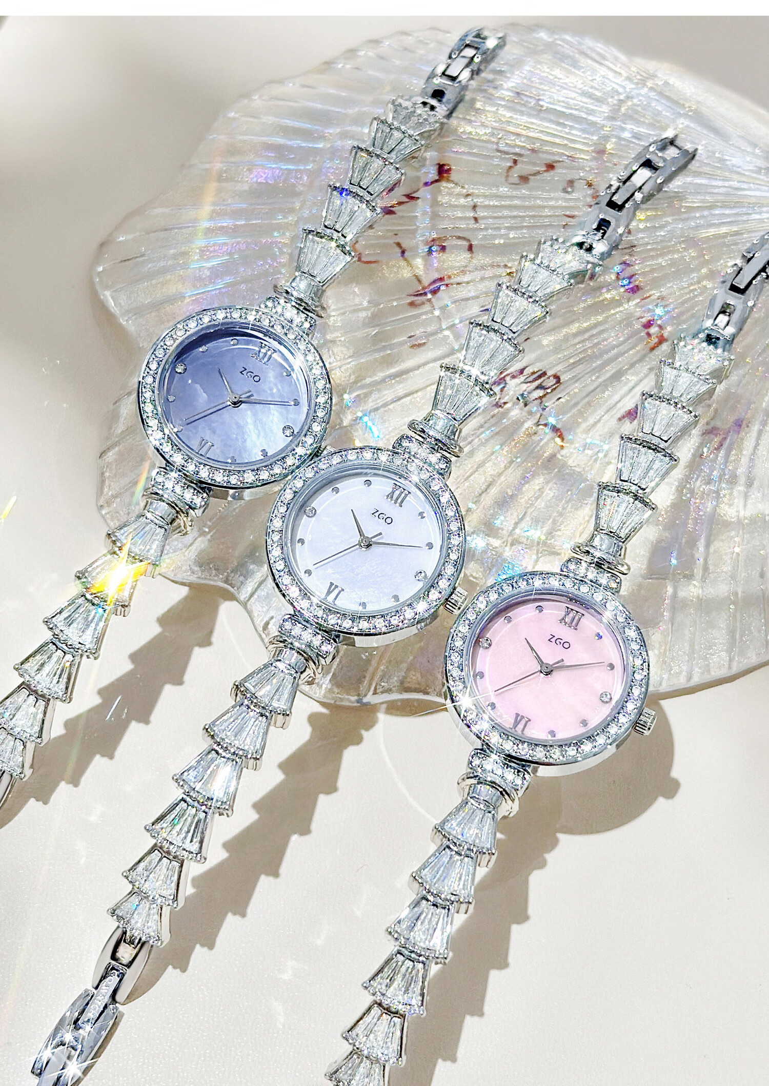 ZGO Women's Princess Bracelet Watch Luxury Niche Waterproof Butterfly Watch Valentine's Day Gift 520 1