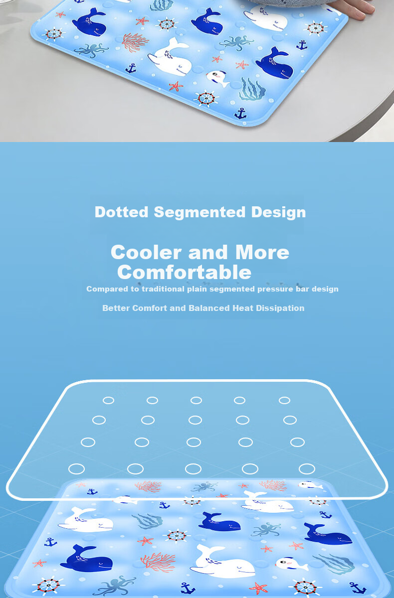 Yilafu Car Seat Cushion, Summer Ice Silk Cooling Pad, Office Square Mat, Home Sofa Ice Cream Seat, Pet Mat 6