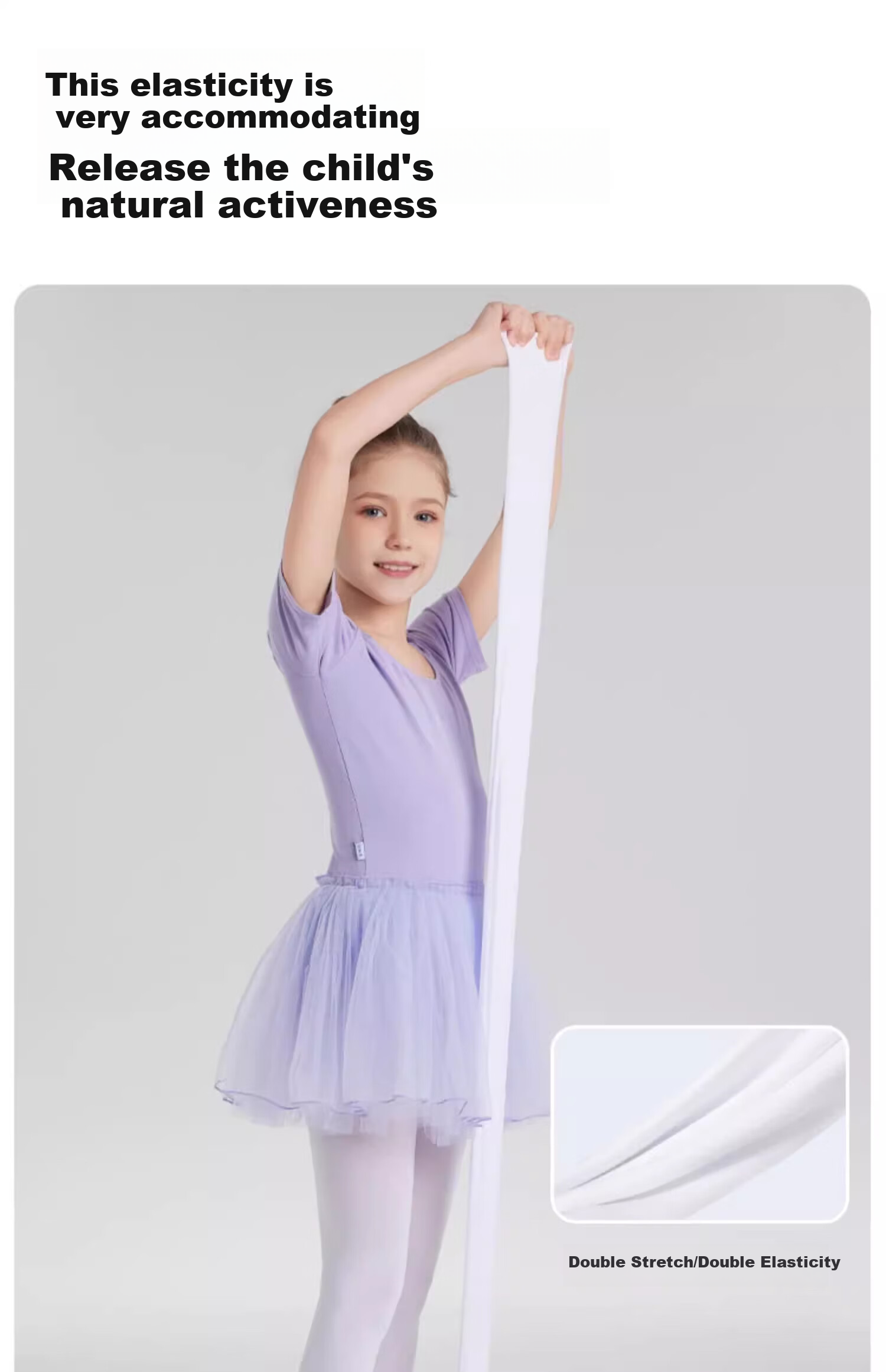 Dingguagua Children's Dance Tights for Girls, Professional Stockings for Practice, White Leggings, Spring And Summer Thin Style 4