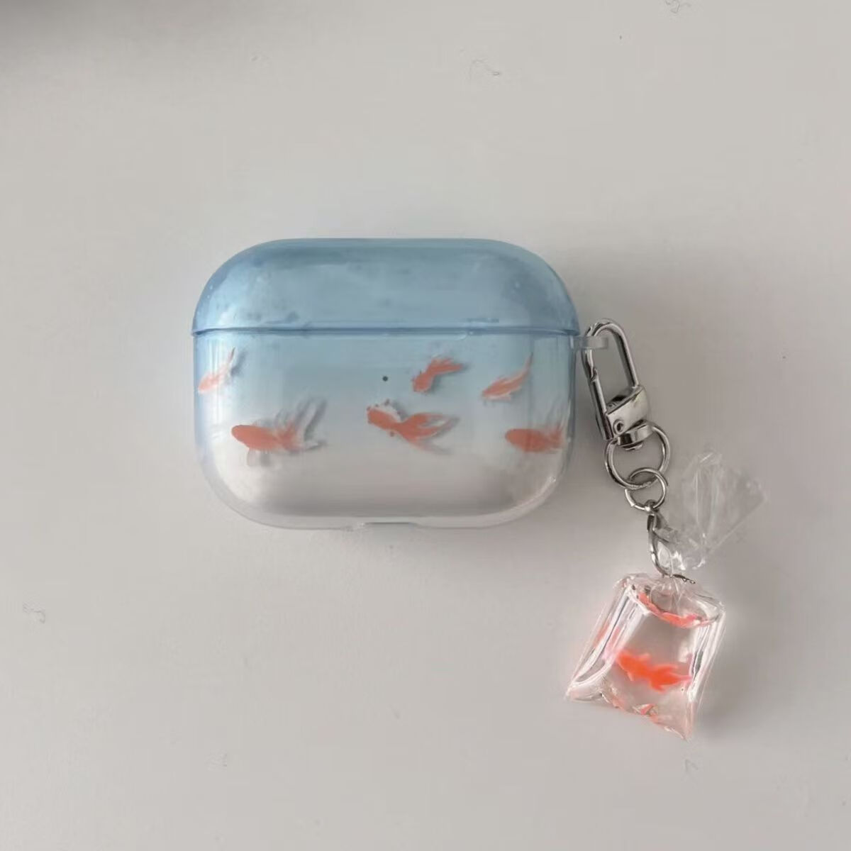 Beiyipin Compatible AirPods 4 Case, Apple Earphone Protective Cover, Korean-Style Bubble Fish Design, Wireless Bluetooth Earphone Case for Fourth Generation Airpods 4 And Third-Generation Airpods 4
