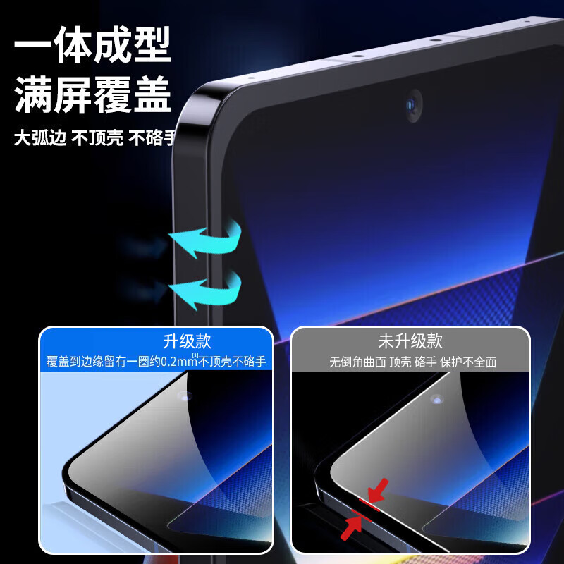 Mingying Compatible [Ultrasonic Unlock High-Definition 2-Pack Dust-Free Chamber] Vivo X200s Tempered Glass Screen Protector Full Coverage Clear HD Transparent Phone Film Shatterproof Dust-Free Quick Application Box
