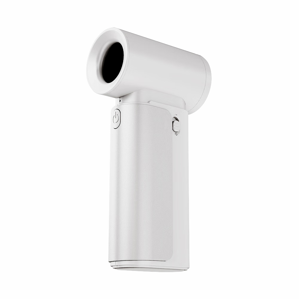 JD Original Fengbao Mini Handheld High-Speed Air Blaster, Portable Turbine Electric Fan, Neck-Hanging Fan, Rechargeable Personal Outdoor Cooling Device with Strong Airflow for Hot Weather