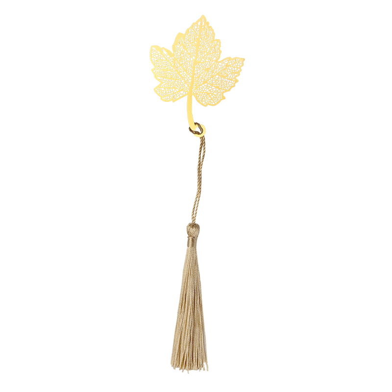 E-Muguo Metal Bookmark Ancient Style Gift Box Chinese Cultural Creative Brass Bookmark Birthday Gift Creative Souvenir for Teachers Classmates Friends Wutong Leaf