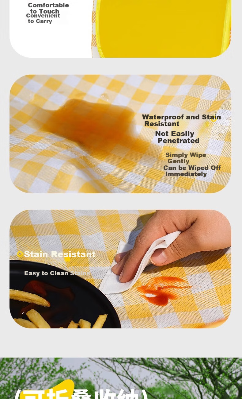 BeiJiLang Picnic Mat, Outdoor Camping Mat, Thickened Portable Moisture-Proof Mat, Wear-Resistant Tent Mat, Beach Mat, Floor Mat for Sleeping 9