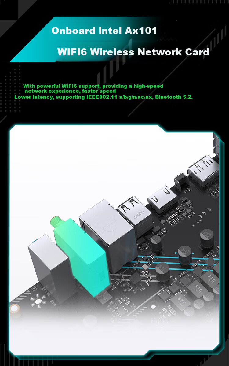 MAXSUN MS-B760M GAMING WIFI ACE D4 II CPU 12600KF/13490F/14600KF (Intel B760/LGA 1700) 3