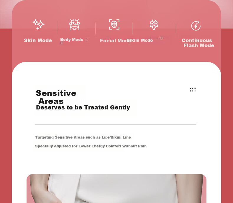 AUX Hair Removal Laser, Sapphire Ice Point, Painless Full-Body Underarm And Private Parts Home Shaver, Gift for Girlfriend Or Wife, Holiday Present, 1208 29