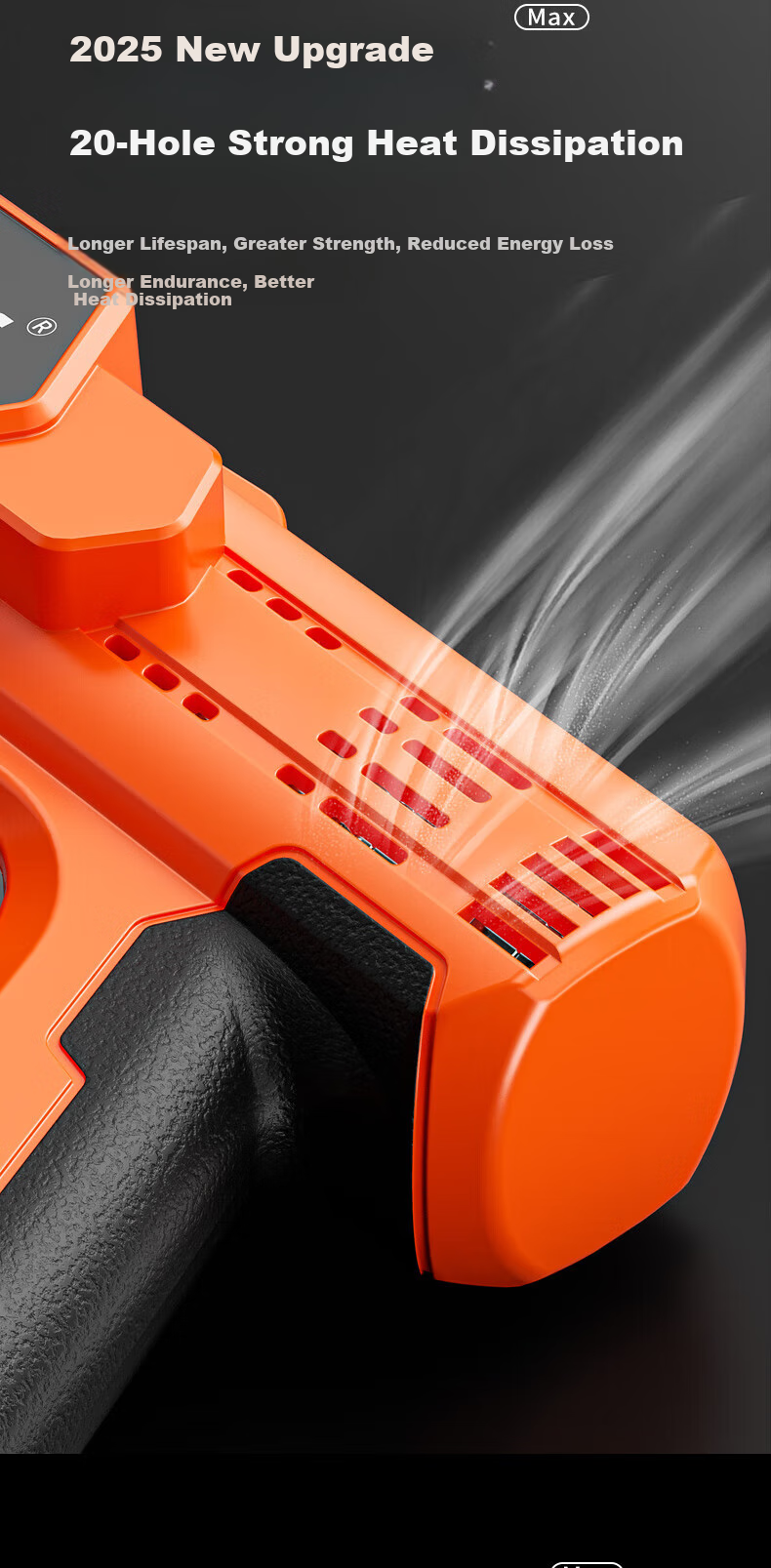 Oulaide Car Wash High-Pressure Water Gun, Brushless Cordless Lithium Battery Car Washer, High-Power Portable Car Cleaning Pump, Car Washing Tool 18