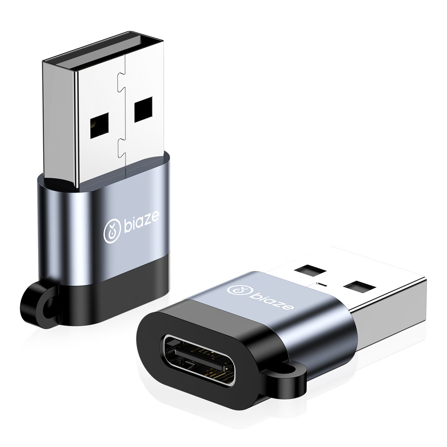 BIAZE USB to Type-C Adapter OTG Car Charger Cable Converter for Apple 17/16/15 Huawei Phones, Headphones, Computers, Desktops And Laptops