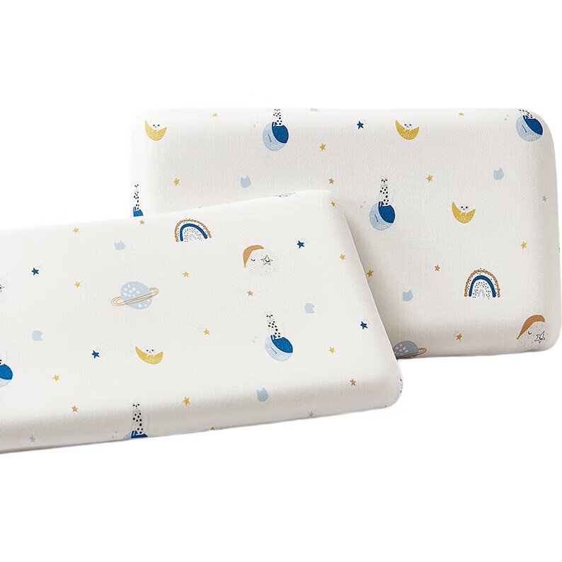 Детская подушка Luolaikids из пены с памятью, класс А, защита позвоночника, 100% хлопок, для детей 6-12 лет, 30x50 см, высота 7 см