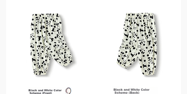 BALABALA Children's Pants, Boys And Girls Summer Thin Mosquito-Proof Trousers, Toddler Pajama Pants, Tencel Cotton Blend, Suitable for Outdoor Wear, Long Pants 27