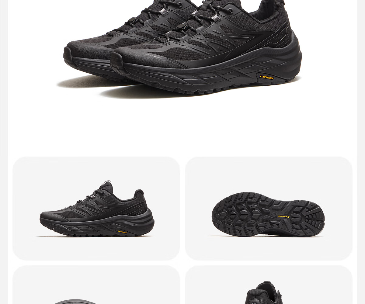 CAMEL Lianshan Outdoor Hiking Shoes 2025 Autumn New Unisex Non-slip Shock Absorption Trail Shoes 15