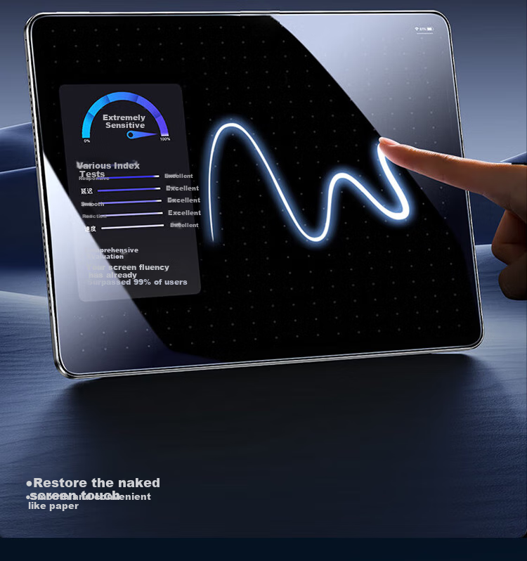 ESCASE Tempered Glass Screen Protector for Huawei MatePad SE, Compatible with 11-Inch 2024 Model Active Edition Tablet, Protective Film with High Definition, Shatterproof And Scratch-Resistant 3