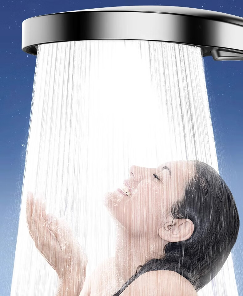 Meiqisheng Shower Head Holder No-Drill Adjustable Shower Bracket Silver 2