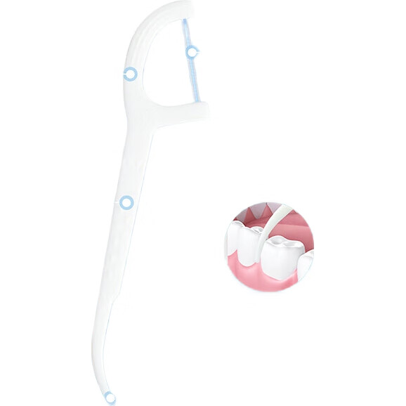 Зубная нить Watsons Double-Line, 50 шт. x 3 коробки, гладкая и глубоко очищающая
