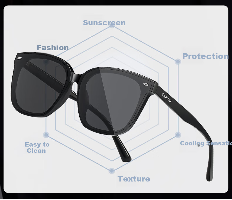 CAPONI Polarized Sunglasses Unisex 2026 New Driving Sun Glasses UV Protection Trendy 8