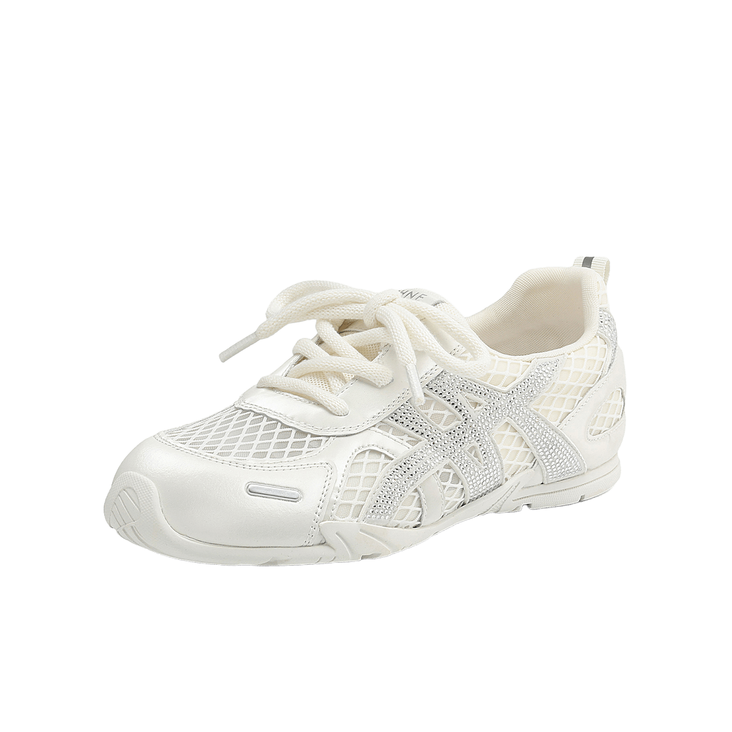 DAPHNE Versatile Derby Shoes Summer New Korean Style Casual Sports Women's Shoes Single Mesh Beige 38