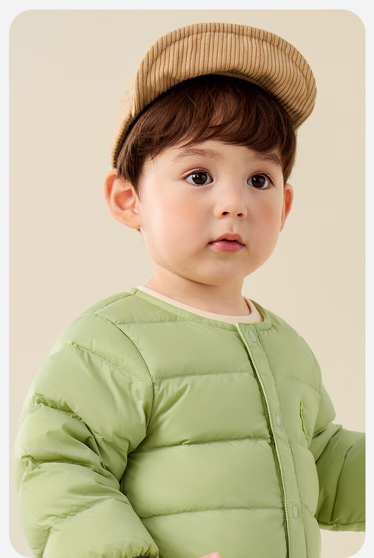 Minibala Bala [Three-proof] Children's Down One-piece Suit Baby Clothes Warm Romper 2025 New Model 4