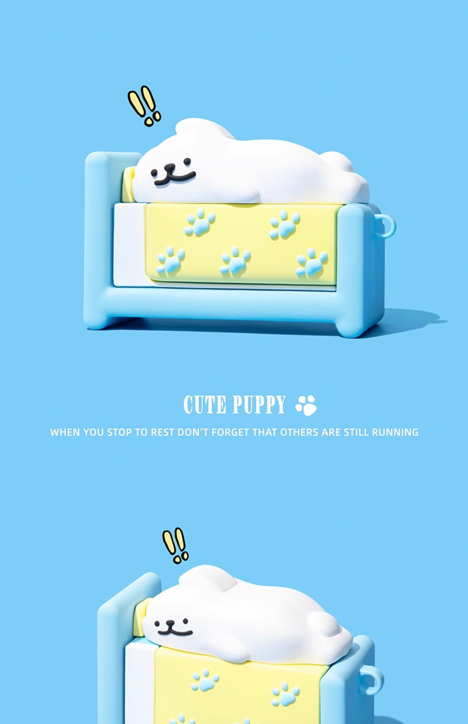 Beiyipin Compatible with Apple AirPods 4, Cute Line Drawing Dog Bluetooth Wireless Earphone Protective Case, AirPods Silicone Soft Shell, AirPods Pro 2 New Style Niche Couple 1