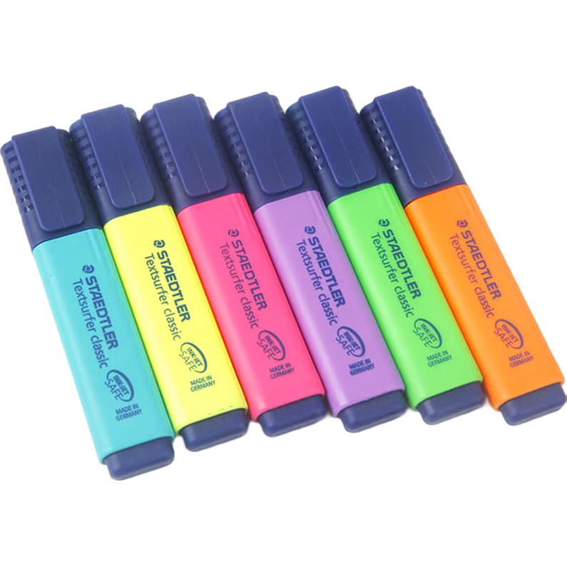 Флуоресцентный маркер STAEDTLER 364, для студентов, экзаменов, выделения текста, офисный, для детских рисунков, желтый