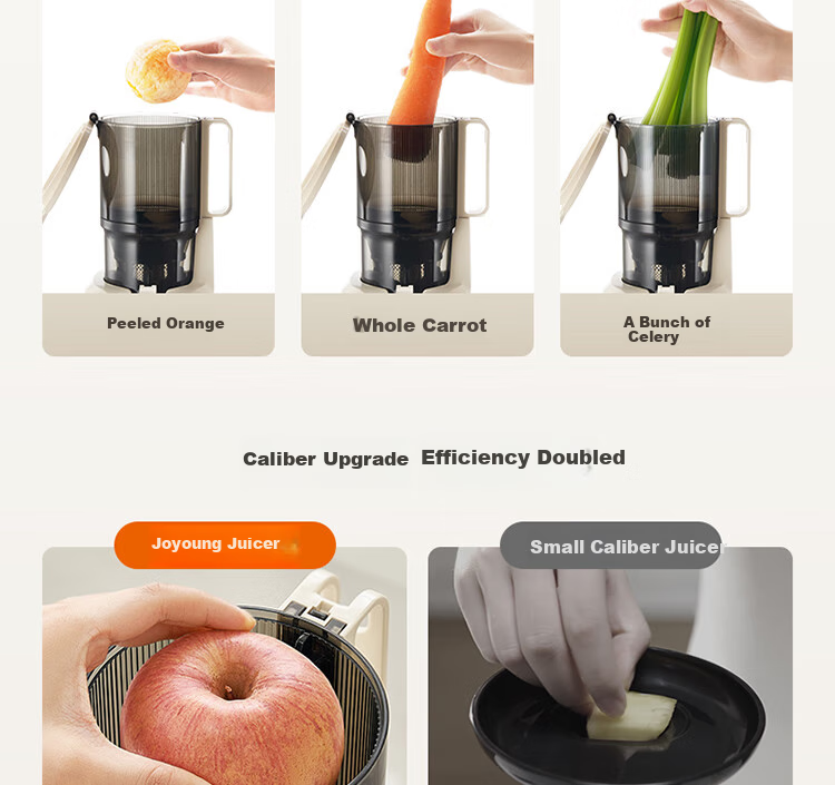Joyoung Juicer, No-Cut Large Diameter Juicing Machine, Whole Fruit Pulp Separation Juicer, Z11-LZ820 11