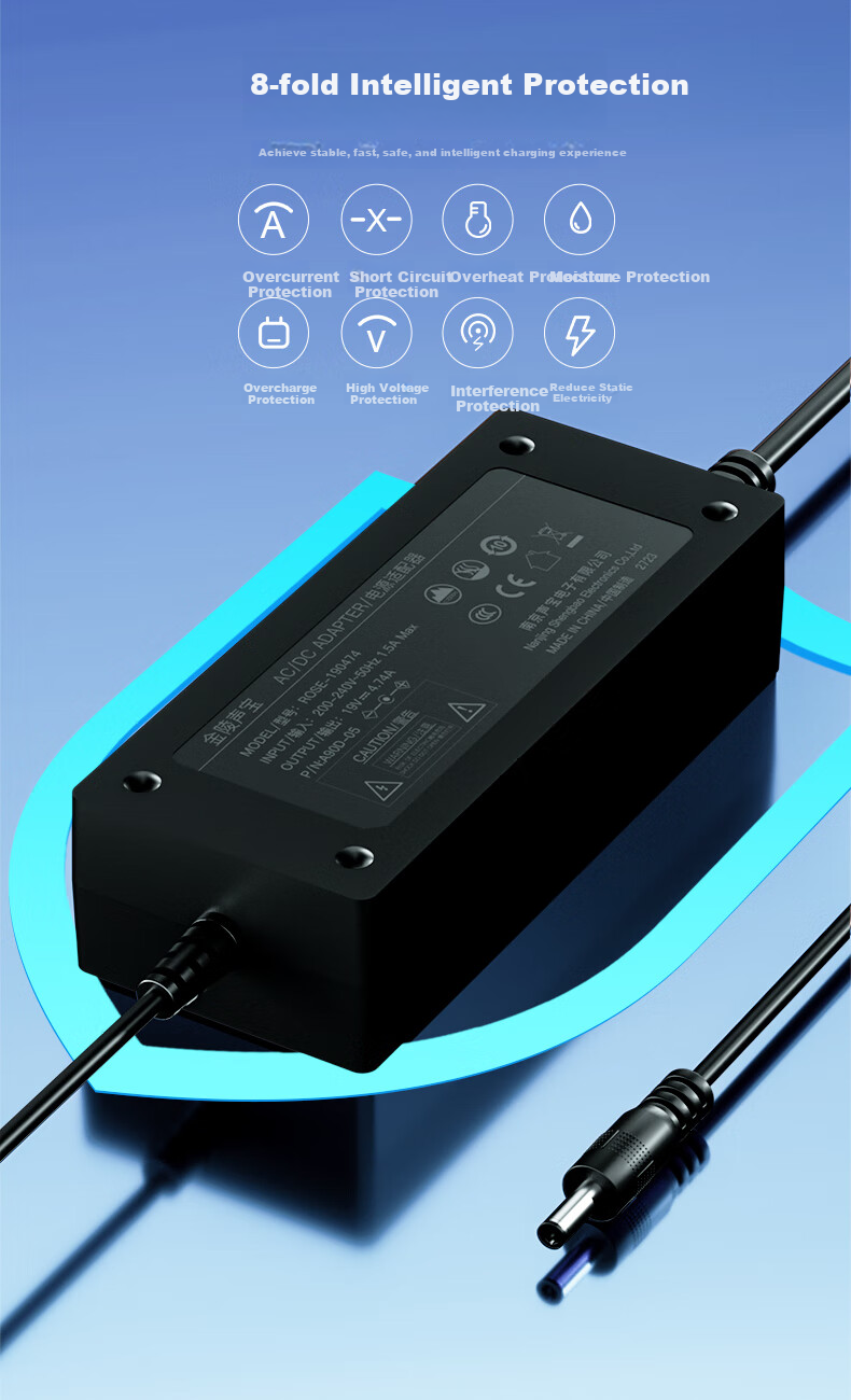 Jinlingshengbao ASUS Laptop Charger, 19V4.74A Power Adapter, Compatible with Lenovo, Toshiba, Guangzheng, Shenzhou, Haier, Jmgo NEW Projectors, 90W, 5.5*2.5mm Power Cord 3