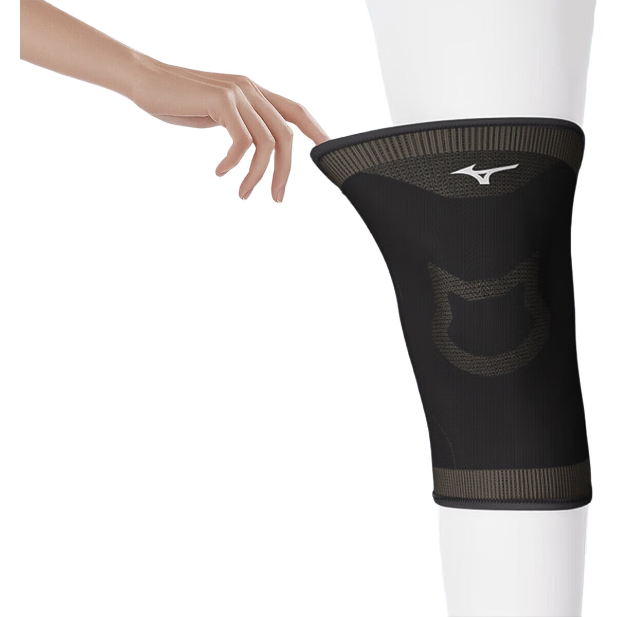 Детские наколенники MIZUNO для спорта, баскетбола, бега, защита от падений, на колено, размер S, черный, 2 шт.