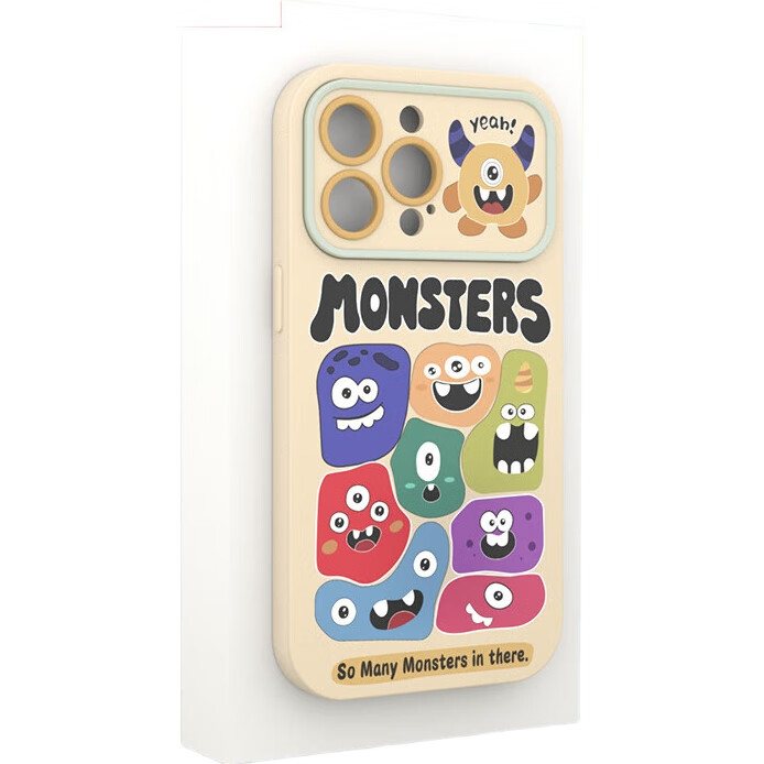 Чехол для Apple iPhone 15 Pro Max ZiTai "Monster Party", противоударный, из ТПУ, с рисунком