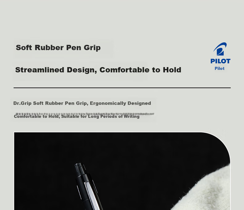 PILOT Grip Series Quick Sketching Mechanical Pencil for First Grade Elementary School Exams, Children's Beginner Stationery HDGAC-80R3 0.3 Gradient Silver 4