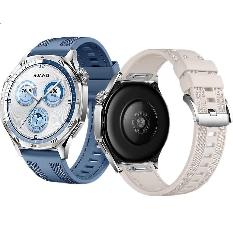 Ремешок Weiqiantu для Huawei Watch GT6/GT5/5pro/Watch5/4/4pro/3/3pro/GT4/3, нейлон + силикон, 22 мм, [Звездное небо]