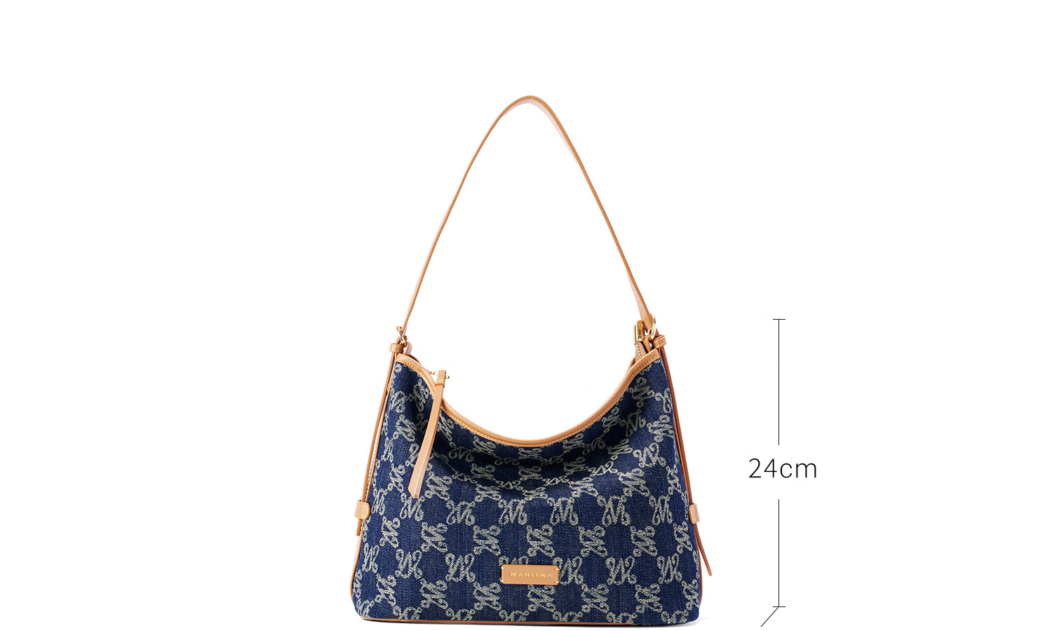 Wanlima New HOBO Bag, Denim Tote Bag, Versatile Commuter Shoulder Crossbody Bag for Women, Birthday Gift for Girlfriend 4