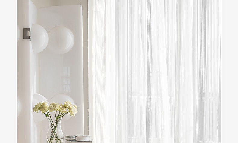 Shuixingjiafang Venetian Blinds, Light-Transmitting But Not See-Through, for Living Room And Balcony, Window Sheer Curtains, Hook Style, 250cm Wide × 200cm High (Single Panel) 14