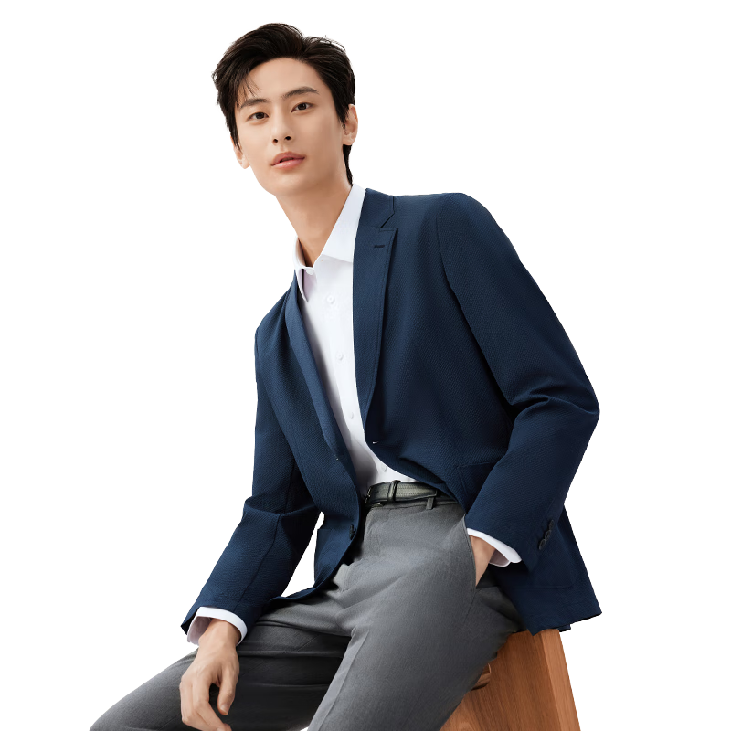 Hodo Men's Suit, Machine Washable, Easy-Care Sun Protection Capsule Suit, Casual Men's Jacket with Capsule Storage Bag