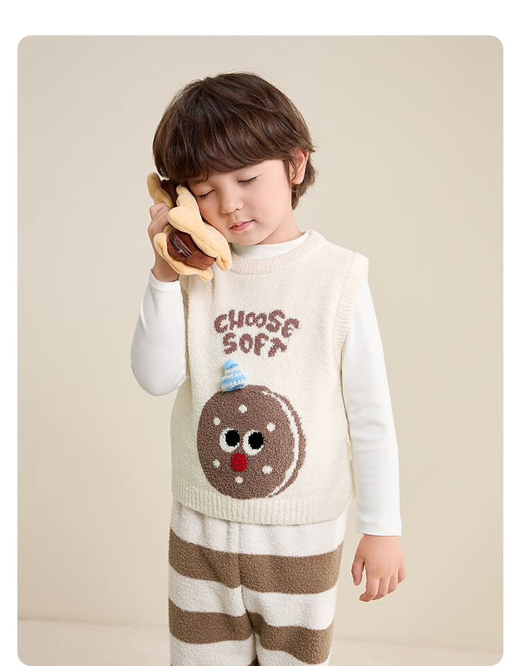 BALABALA 【Naipupu IP】balaOne Kids Vest Children's Winter Warm Vest Girls 2025 208425171001 14