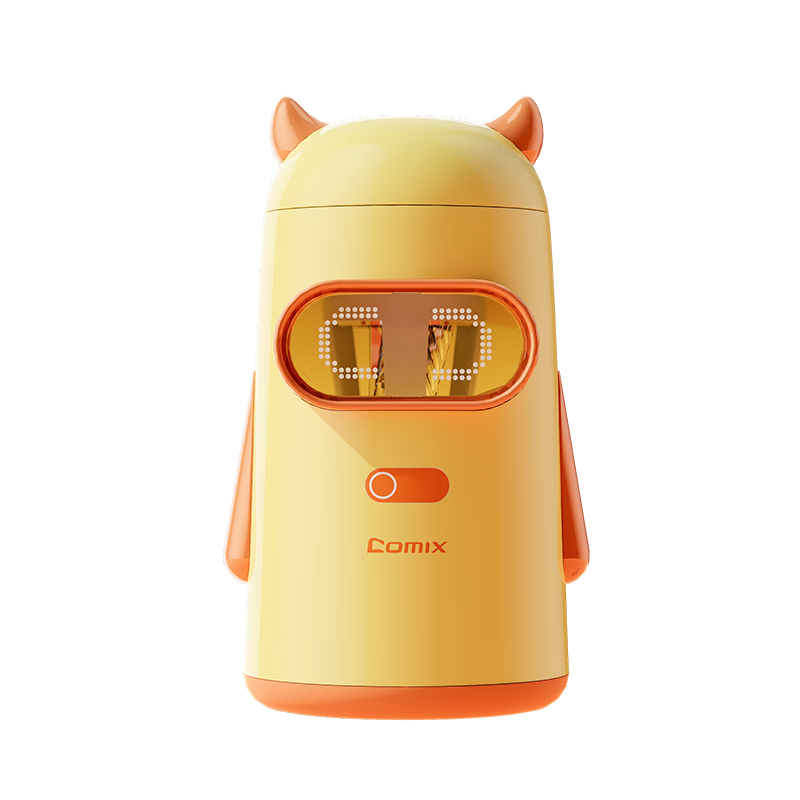 COMIX Monster Fully Automatic Pencil Sharpener Adjustable Thickness Sharpener Quick 3-Second Sharpening Children's Gift Box DS-863 Yellow